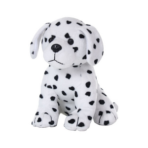 Lovely sitting shape dalmatian dog toys plush animal toys