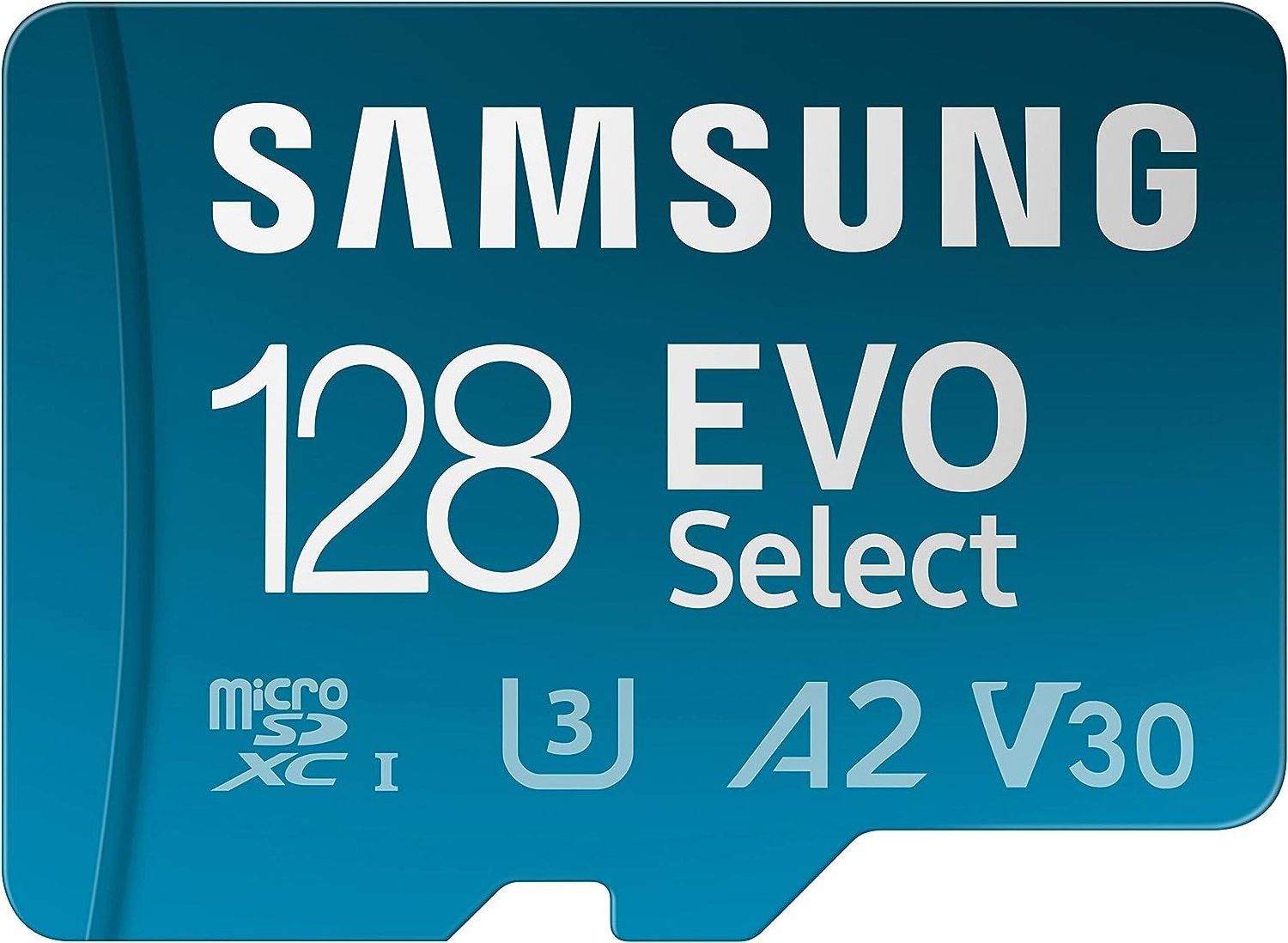 Samsung EVO Select 64 to 512GB microSDXC Memory Card + Adapter 130MB/s Full HD 4K UHD UHS-I U3 A2 V30 Expanded Storage Android