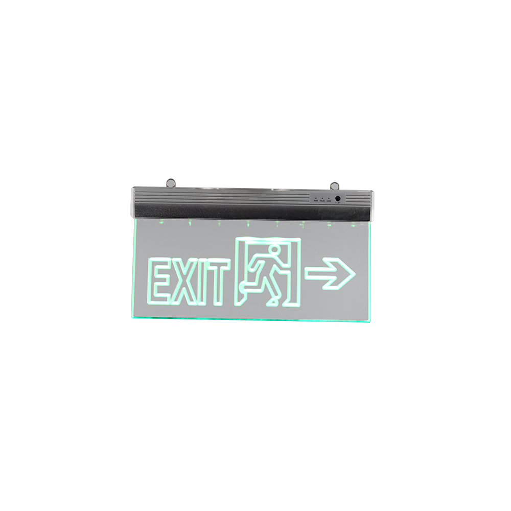 Acrylic rechargeable emergency led exit sign Board