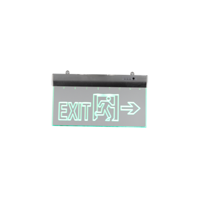 Led Emergency Light Running Man Exit Right Side Acrylic Fire Emergency Safety Exit Sign