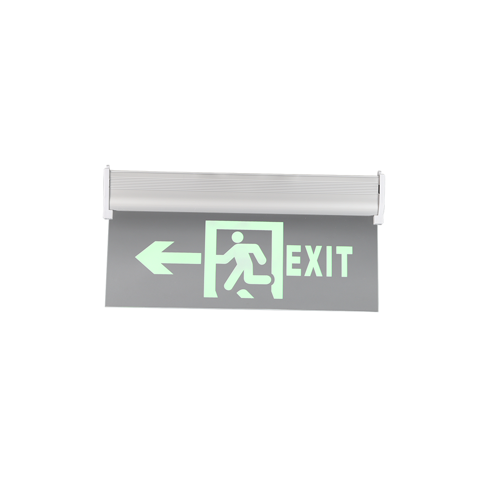 EXIT and emergency lighting led emergency exit light with battery backup led exit sign