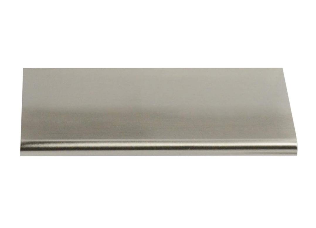 Brushed Nickel metal Back Mount Finger Edge Pull