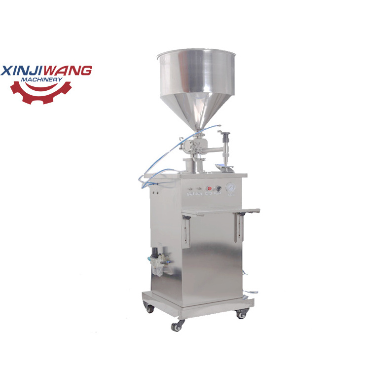 Semi Automatic Vertical Piston Small Water Tube Syringe Spouted Pouch Toothpaste Filling Machine