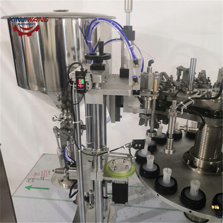 Semi automatic 502 liquid glue filler and sealer aluminum collapsible tube filling machine for small business