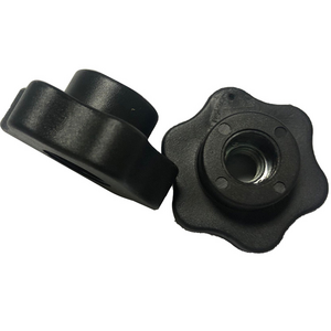 Plastic Flower Knurled Knob Screw Bakelite Star-shaped Clip Knob Black M5 M6 M8 M10 Stainless Steel Plastic Knob