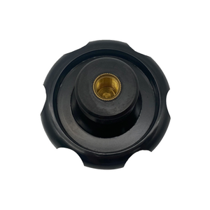 Matte Finish M4 M5 M6 M8 M10 Black Plastic Knurled Round Bakelite Plastic Injection Screw Clamping Lobe Knob