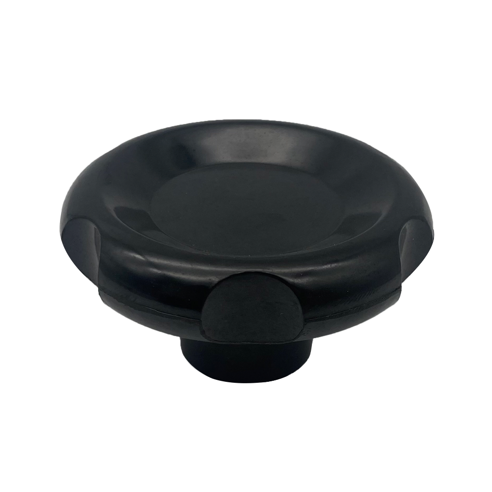 Matte Finish M4 M5 M6 M8 M10 Black Plastic Knurled Round Bakelite Plastic Injection Screw Clamping Lobe Knob