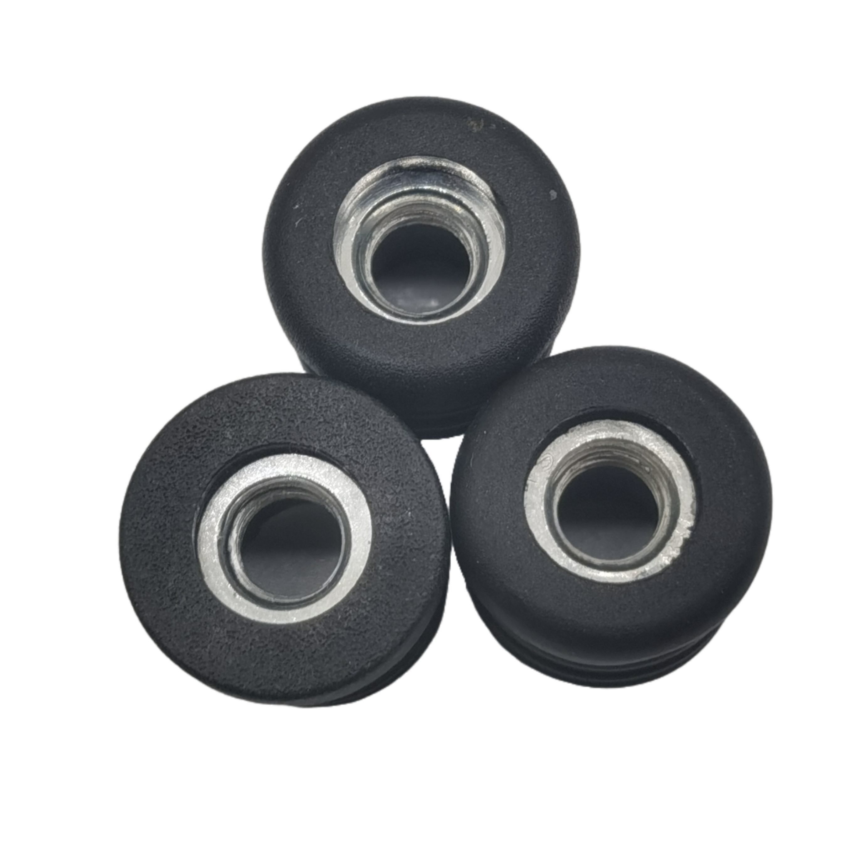 Stainless Steel Pipe Plug 40*60mm Black Furniture Accessories Plastic Pipe Plug Insert Push Pull Plastic Cap