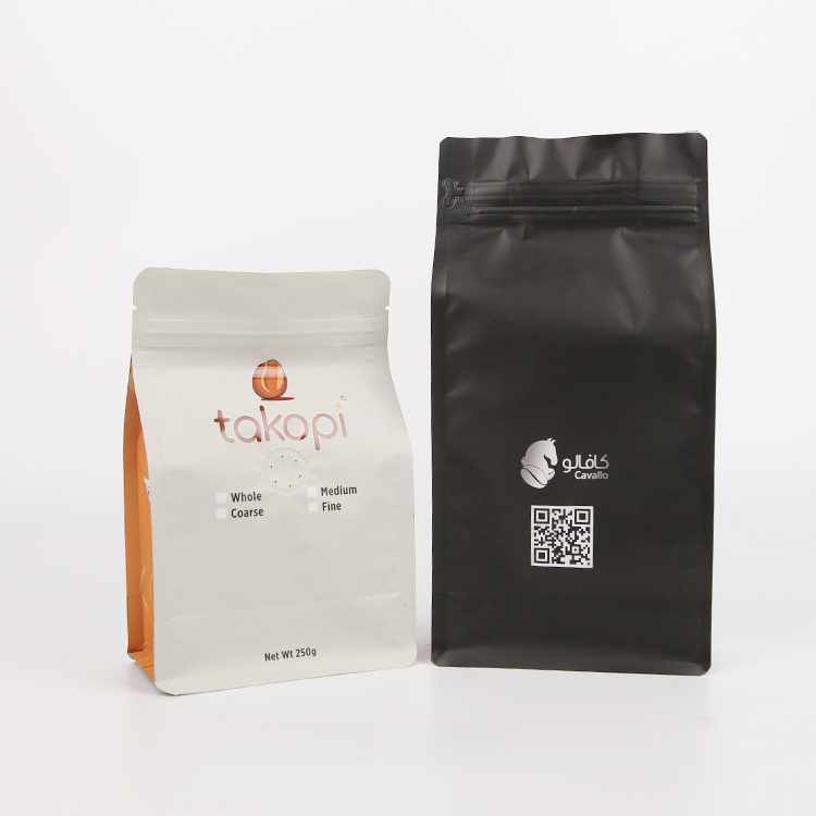 Wholesale flat bottom bolsa para 500g 1pound 250g side gusset packaging coffee bag with valve