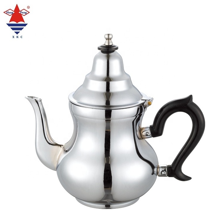 Arabic Morocco stainless steel tea pot tea kettle 0.9/1.3/1.6/2.0L