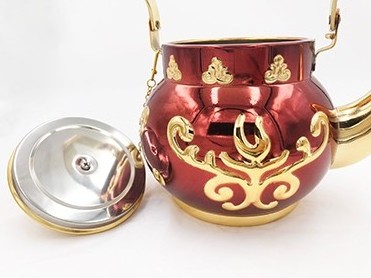 Drinkware tea serving gold color turkish tea pot 1.3L 1.6L 1.8L stainless steel teapot for home