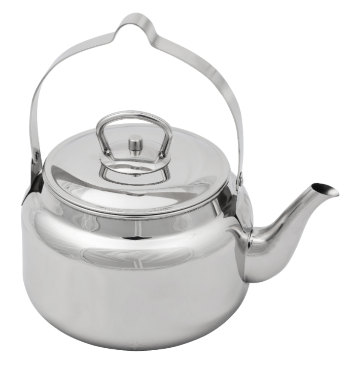 Classical Luxury Design Stainless Steel Tea Kettle with Metal Handle Hot Sale Outdoor Camping Travel Coffee Set for Kitchen Use