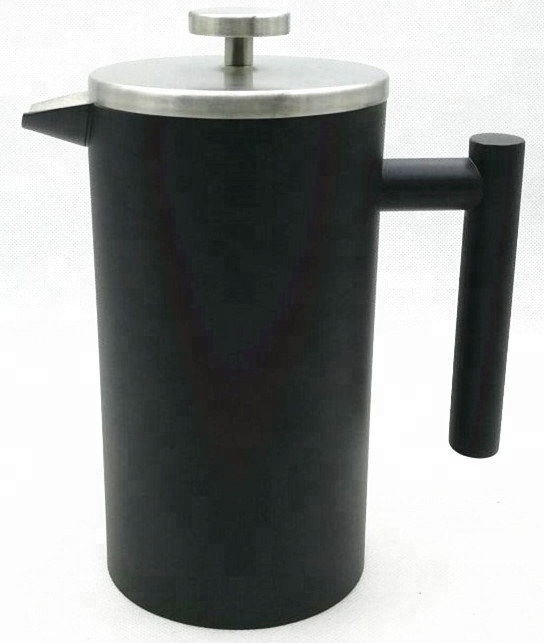 hot sell  color paint 18/10 double wall stainless steel 350ml 800ml 1000ml 1500ml french press coffee maker