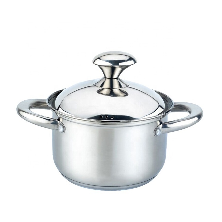 Chinese factory stainless steel cooking pot casserole with cover