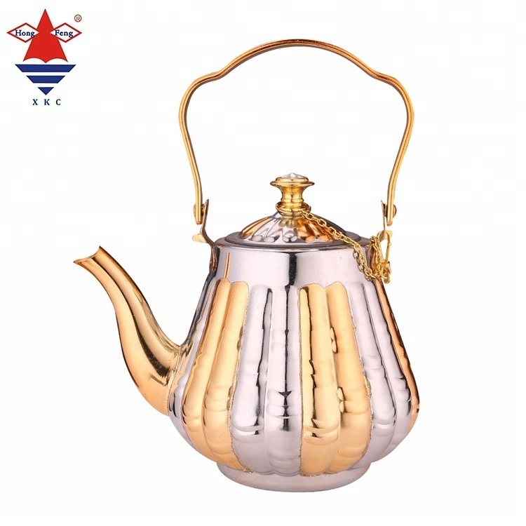 New Product Stainless Steel Coffee Pot Coffee Kettle Tea Pot With Color Plating