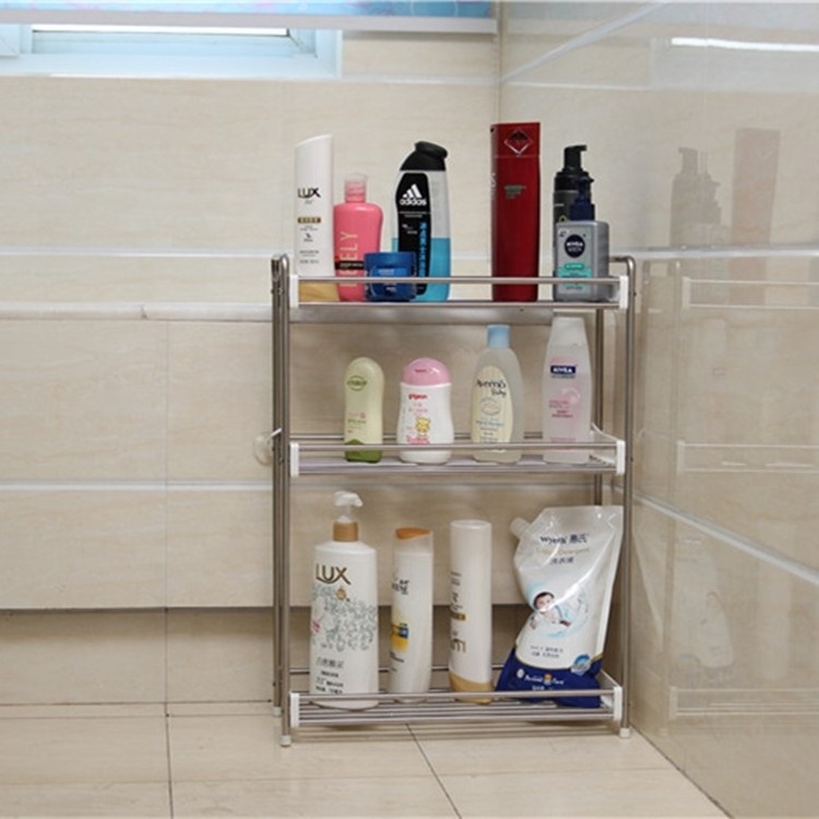 Stainless Steel Bathroom Corner Shower Shelf In Stock White Bathroom Organizer Rack Shelf