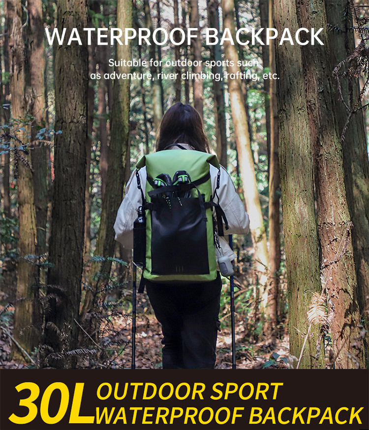 Custom Logo Outdoor Sports Camping Mountain Fitness Folding Travel Dry Bag Surf Flippers Backpack Waterproof Backpack Pin Bag