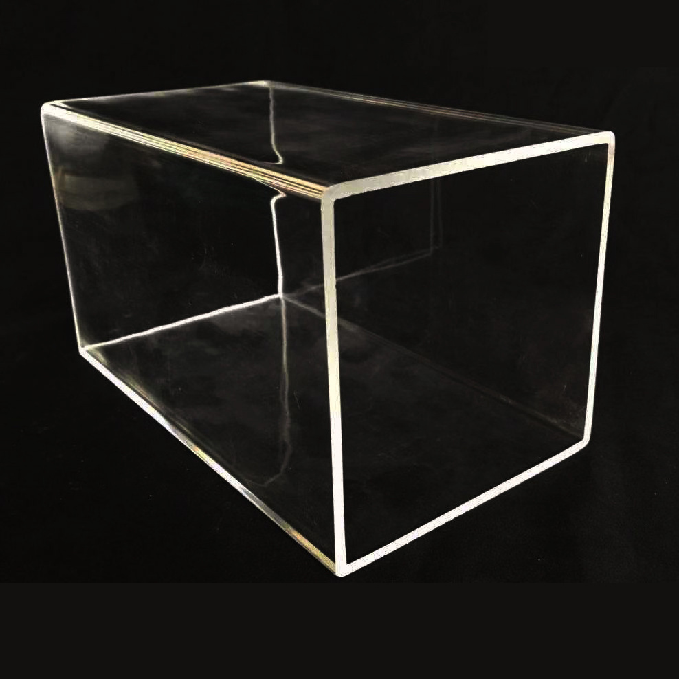 Xinkeda extruded acrylic square tube pmma square tube acrylic tube rectangular clear transparent acrylic square pipe