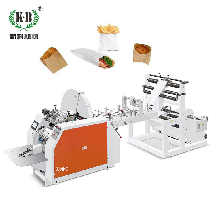 XINKE Paper bag machinery printed logo sheet to paper bag making machinr machine from germany