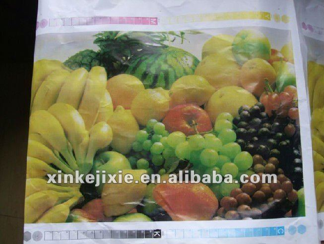 6 color non woven flexo bag printing machine