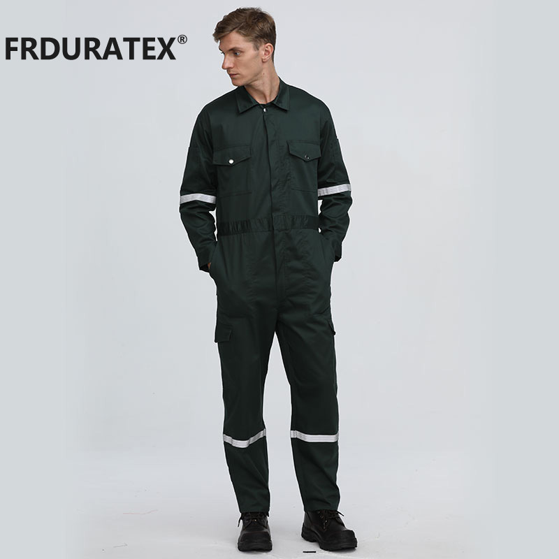 Safety Mechanics Coveralls Outdoor Fire Retardant Clothing Worker Suit Mens Overalls Industrial Uniform Coveralls