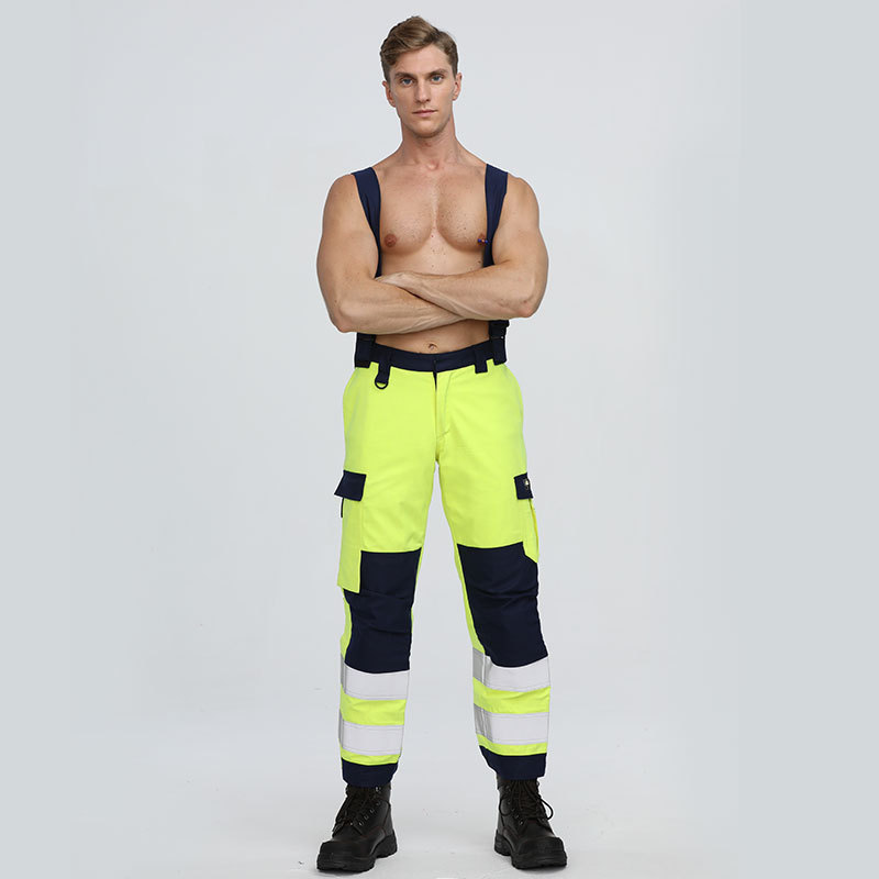 safety work flame resistant pants workers overall welder uniforms workwear men's work pants