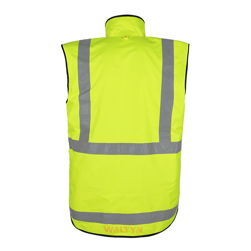 Safety Vest Reflective with Pockets Heavy Duty High Visibility Construction Work Vest