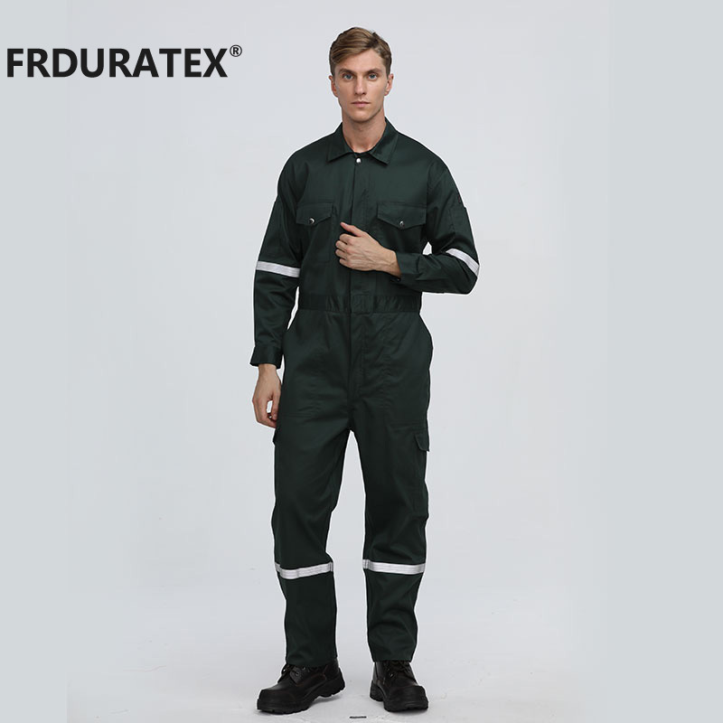 Safety Mechanics Coveralls Outdoor Fire Retardant Clothing Worker Suit Mens Overalls Industrial Uniform Coveralls