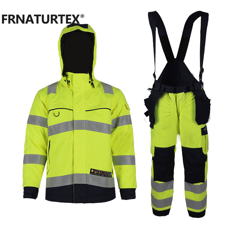 FRNATURTEX safety welding work clothing electrician overall hi vis flame retardant FR Workwear