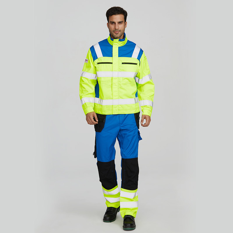 XinKe hi vis reflective safety jacket safety workwear high-visibility clothing