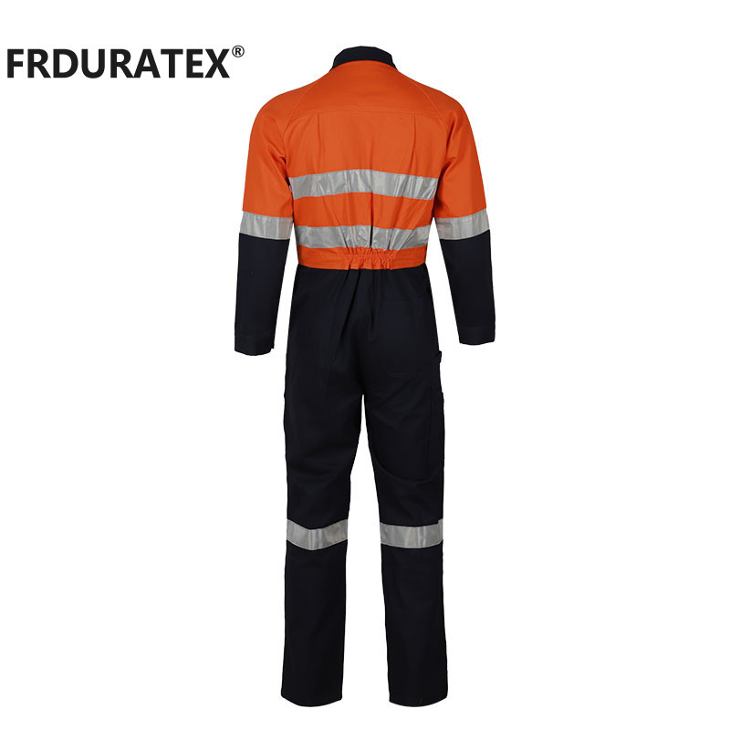 FRDURATEX Custom australia coal mine blue wear fireproof working suit rough boiler suit overall workwear