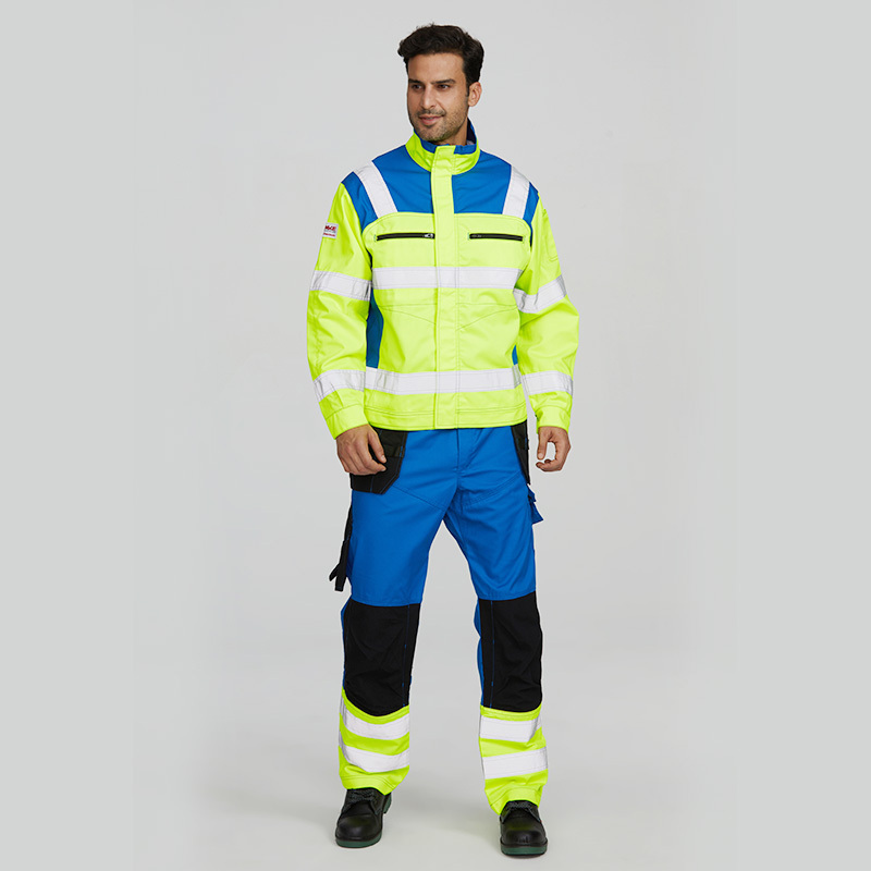 XinKe hi vis reflective safety jacket safety workwear high-visibility clothing