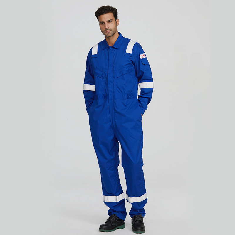 industrial electrical safety suit workwear uniform Fire Resistant Construction PPE Clothing fr coveralls flame retardant