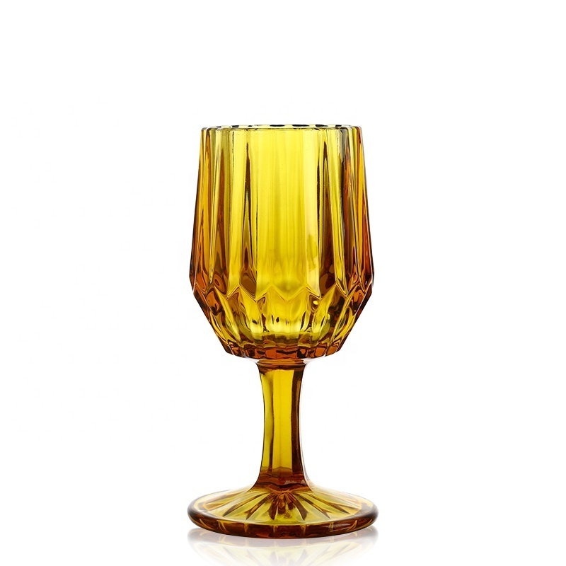 2019 Hot Selling Medieval Colored Wine Glass Water Goblets