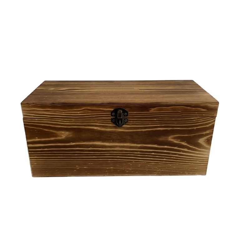 Factory custom cheap wooden box wine packaging box