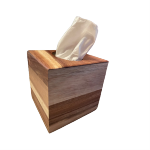 Tissue Box Cover Decorative Facial Tissue Holder Napkin Dispenser Bathroom And Home Decoration Square Wooden Tissue Storage