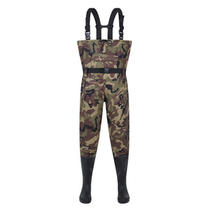 Nylon Camouflage waterproof neoprene fishing wader chest wader