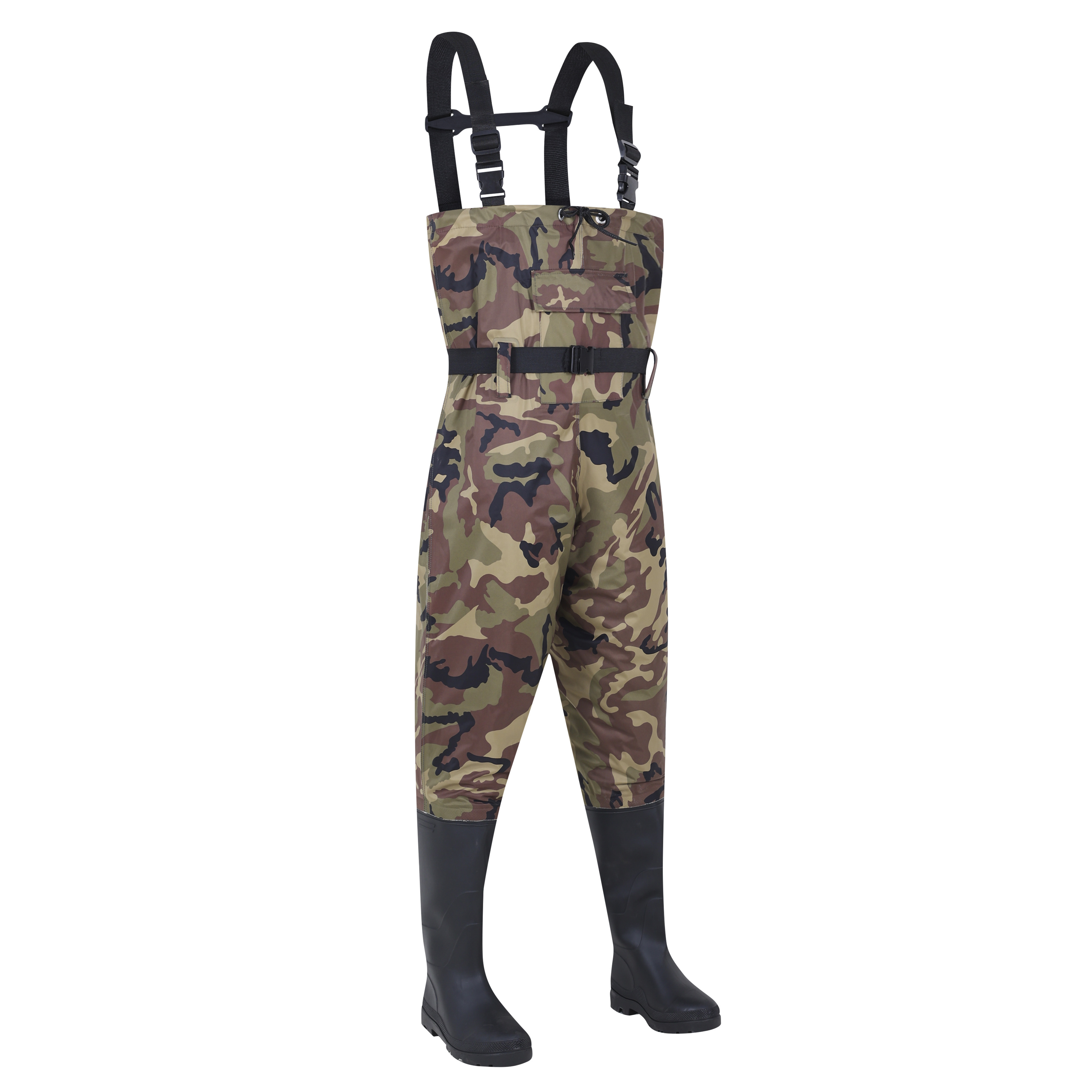 Nylon Camouflage waterproof neoprene fishing wader chest wader