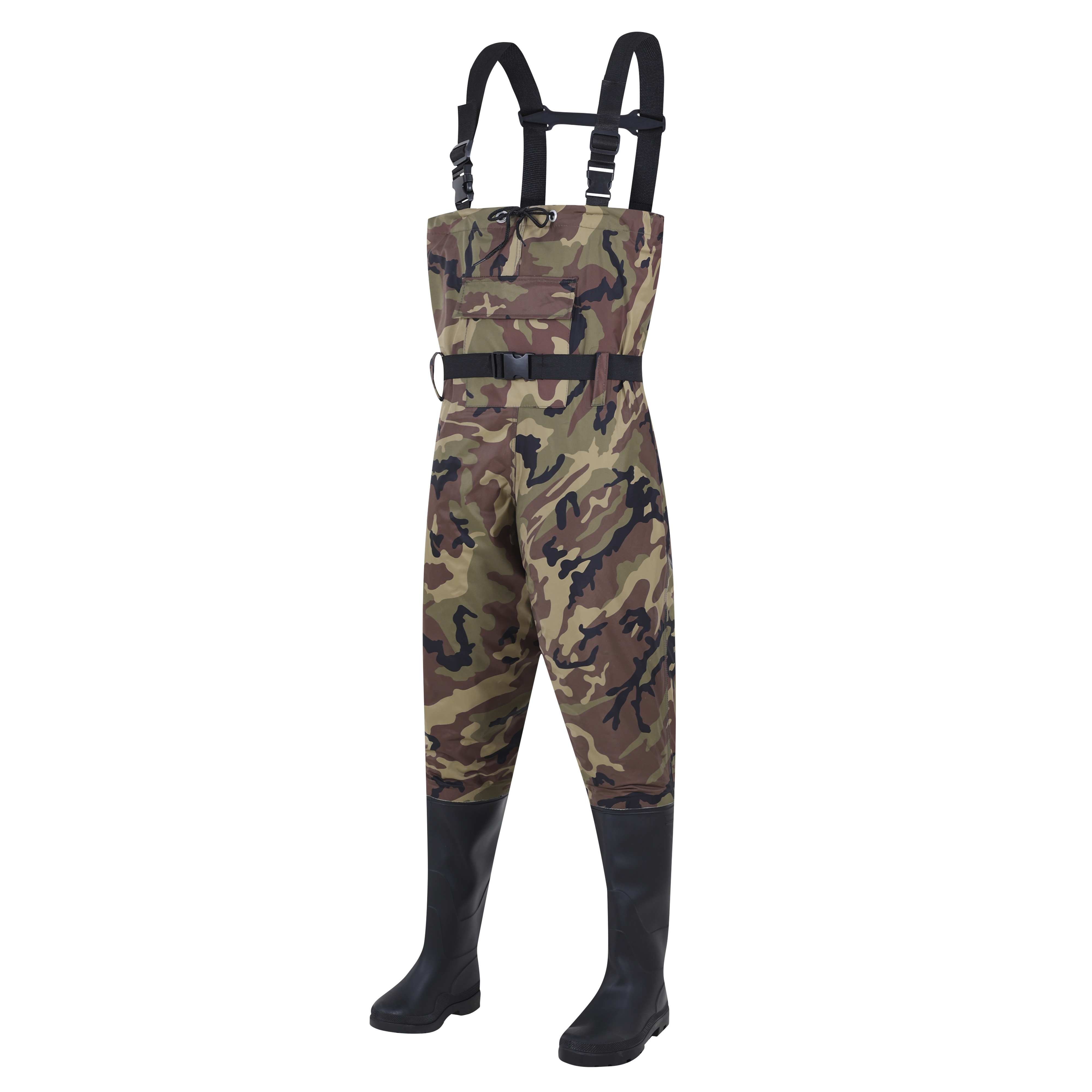 Nylon Camouflage waterproof neoprene fishing wader chest wader