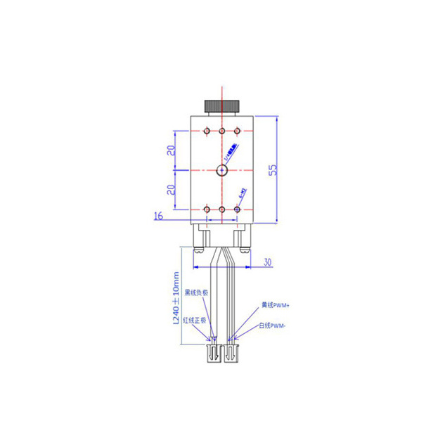 450nm1.6w Blue Light Powerful Laser Engraving Module TTL Adjustable Focus DIY Engraving Laser