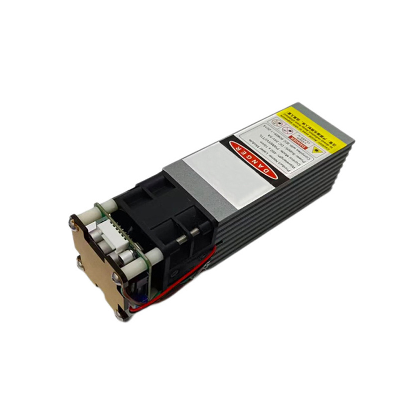 450nm High Power 80W Fixed Focal Fast Engraving Laser Head 20W Multi Function Laser Module CNC