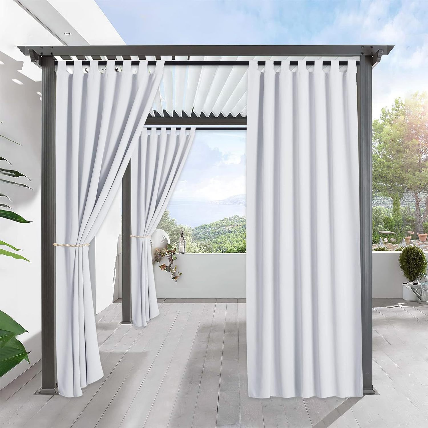 Custom Garden Shade Canopy Outdoor Gazebo Tent Polyester Curtain from China