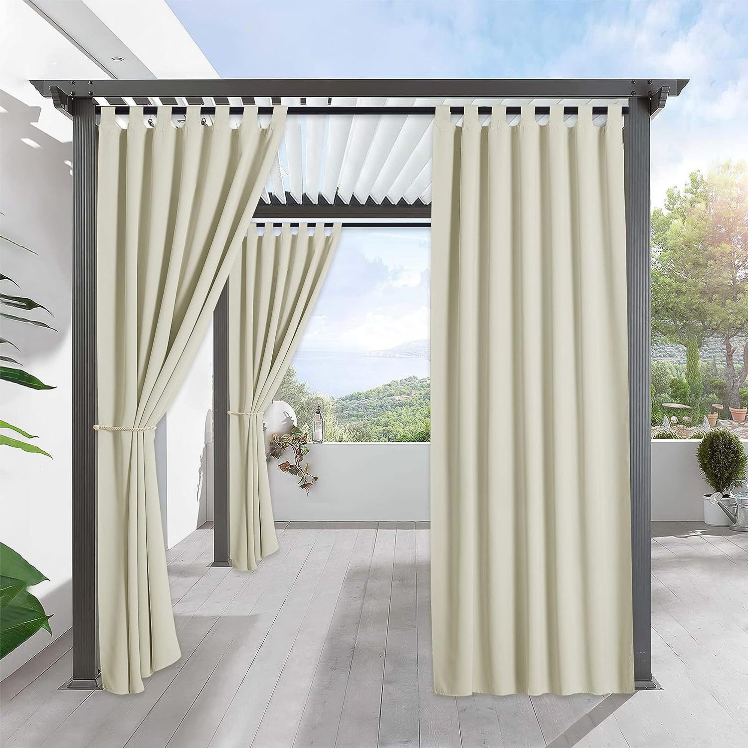 Custom Garden Shade Canopy Outdoor Gazebo Tent Polyester Curtain from China