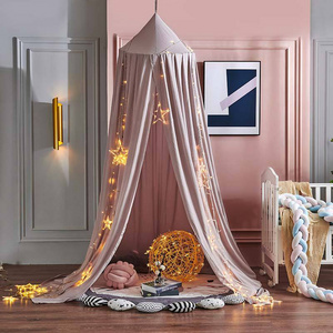 Custom Hanging Mosquito Net & Bed Canopy Children Girl Pink Bed Curtain