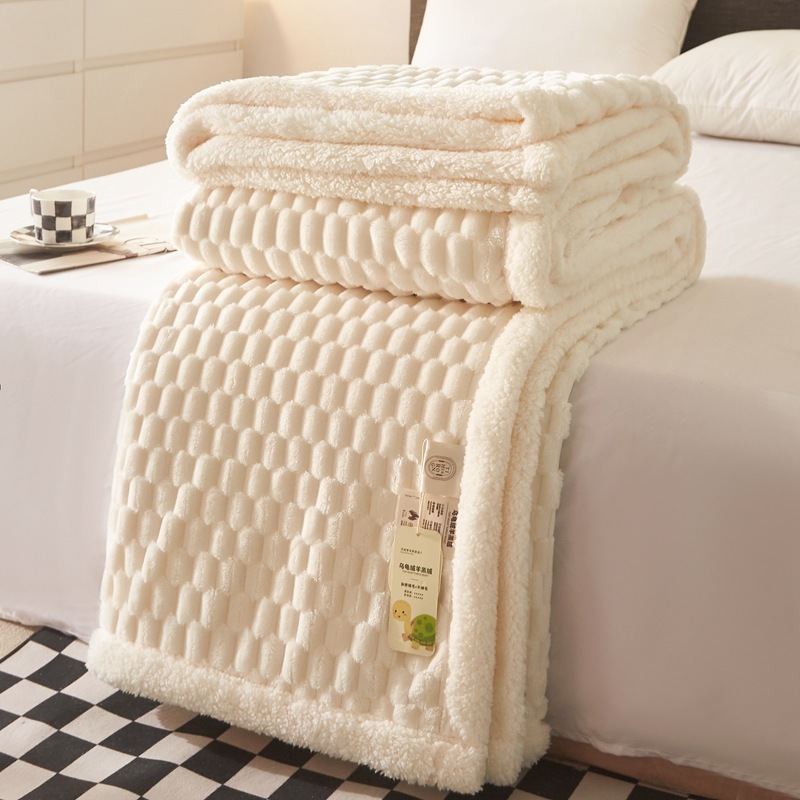 XL-NY Turtle Sherpa Fleece White Custom Kids Luxury 2 Ply Korea Household 2023 Car Office Child Furry Throw Blanket For Sofa