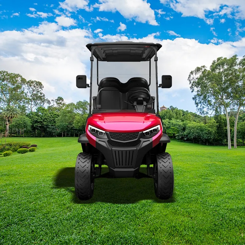 Custom Golf Cart 2+2 Seats 48v Golf Cart Battery PREDATOR H2+2 Customized Golf Carts