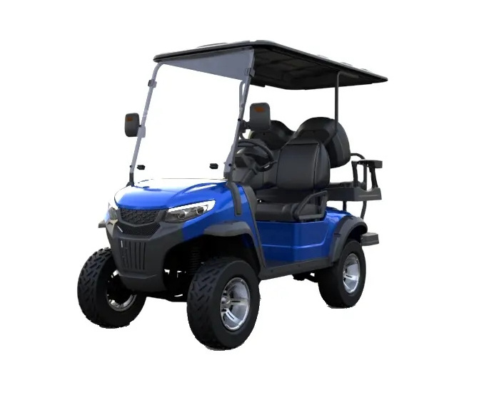 Custom Golf Cart 2+2 Seats 48v Golf Cart Battery PREDATOR H2+2 Customized Golf Carts