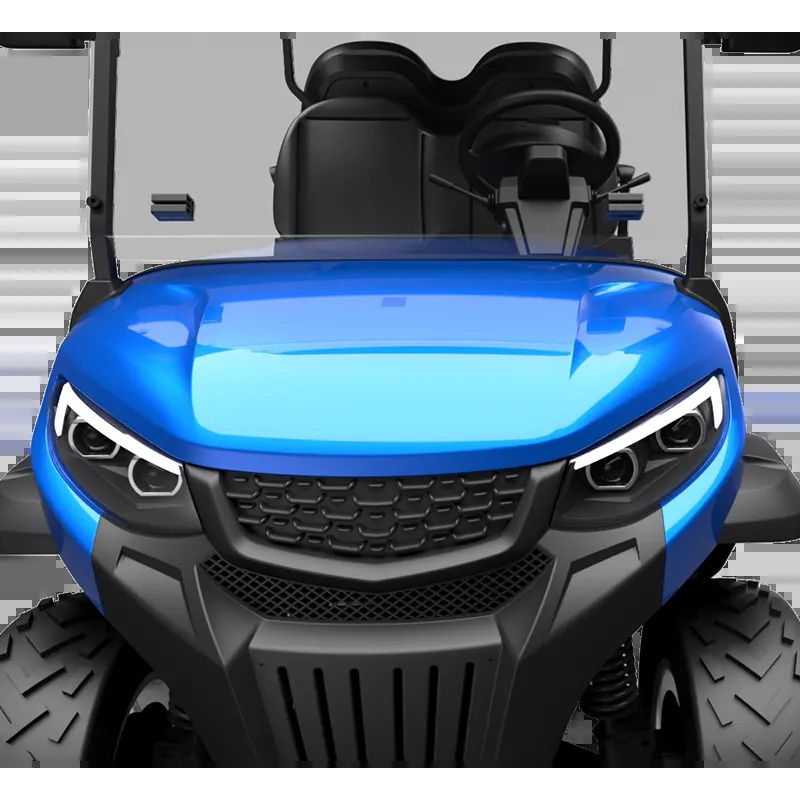 Custom Golf Cart 2+2 Seats 48v Golf Cart Battery PREDATOR H2+2 Customized Golf Carts