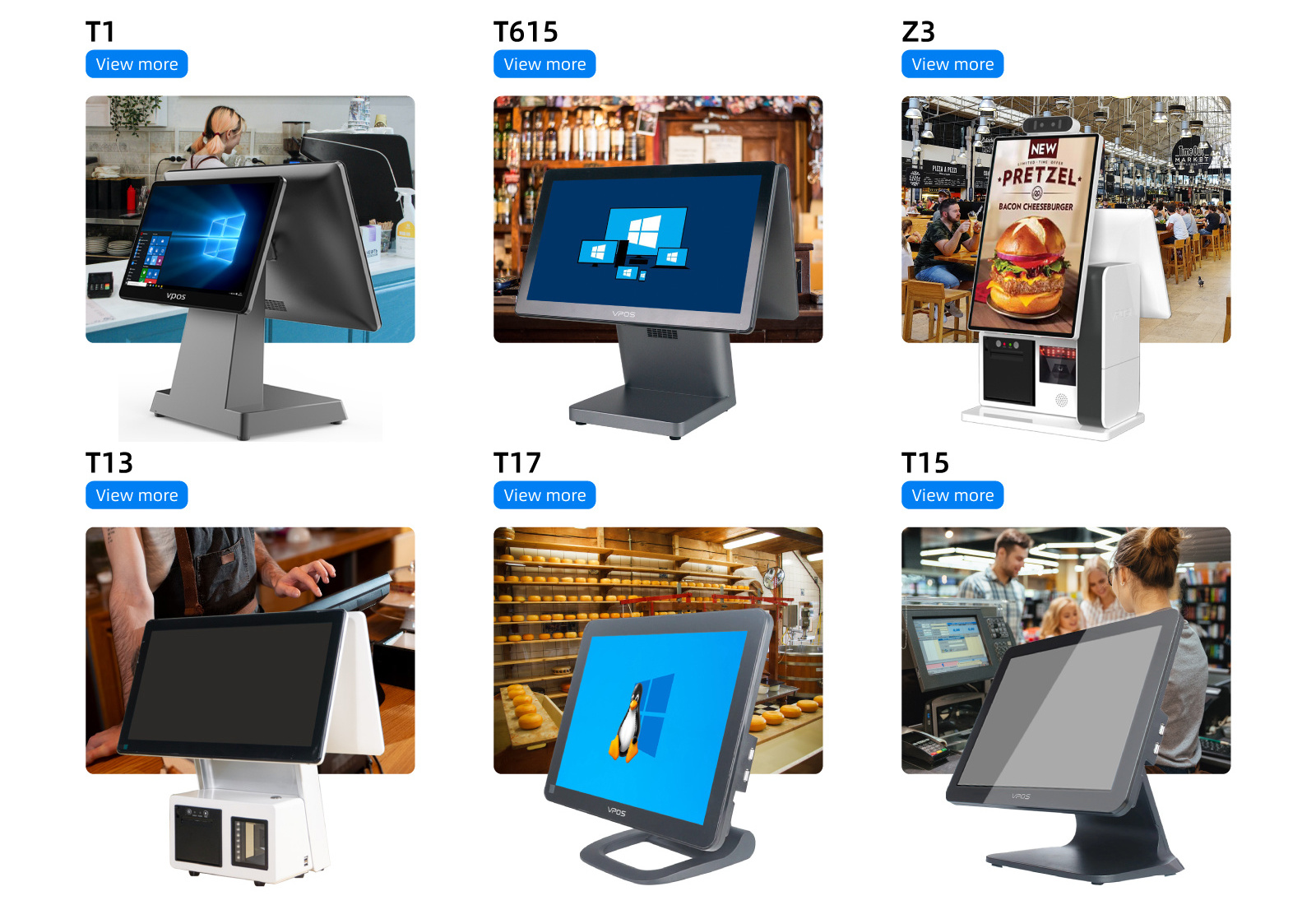 Restaurant Point Of Sale All In One Touch Screen Cash Register Terminal Supplier Windows POS Systems Automatic Cashier Machine