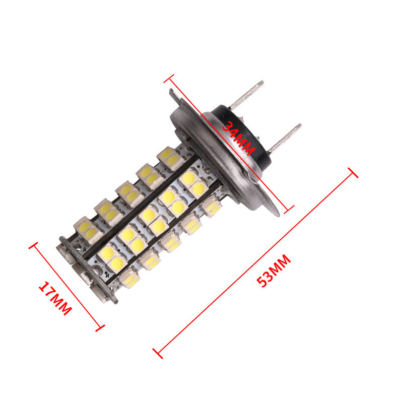 LED Lamp H11 H8 H7 H1 H3 H4 9005 9006 3528/1210 68SMD LED Fog Lights White 12V H8 led Fog Light Bulb Wholesale